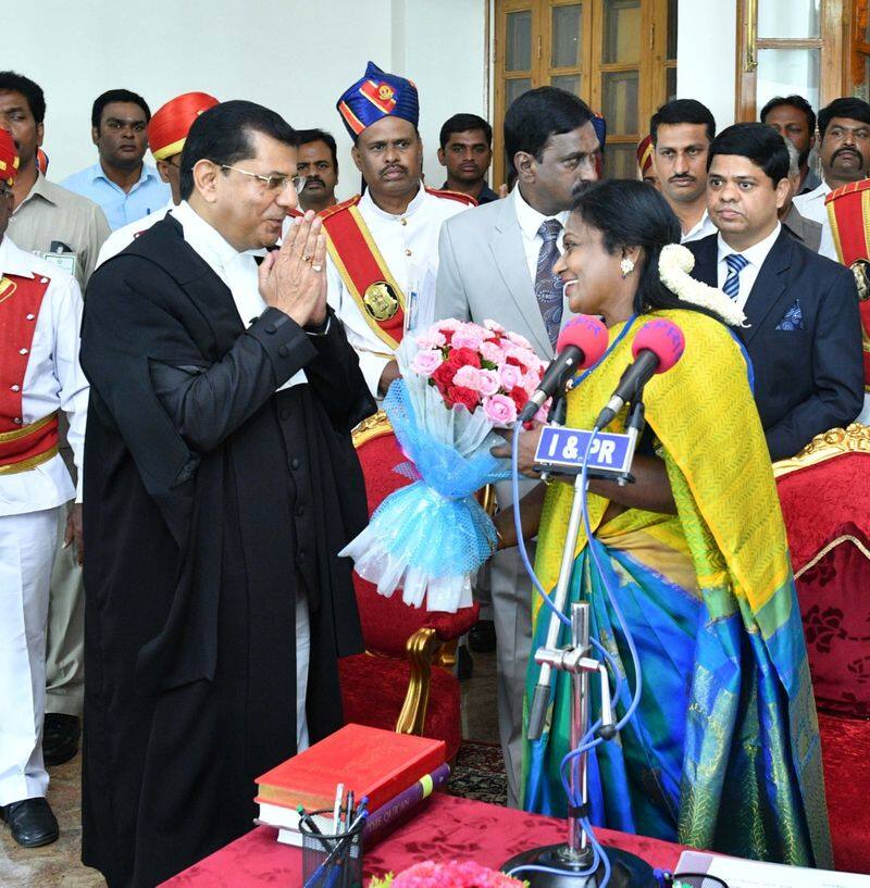 Tamilisai's first job as Telangana Governor
