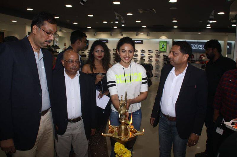 Rakul Preet Singh launches trends footwear In Hyderabad