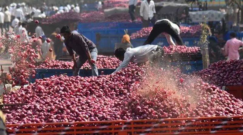 onion price hike in all over India due to heavy rain on Maharashtra and south India