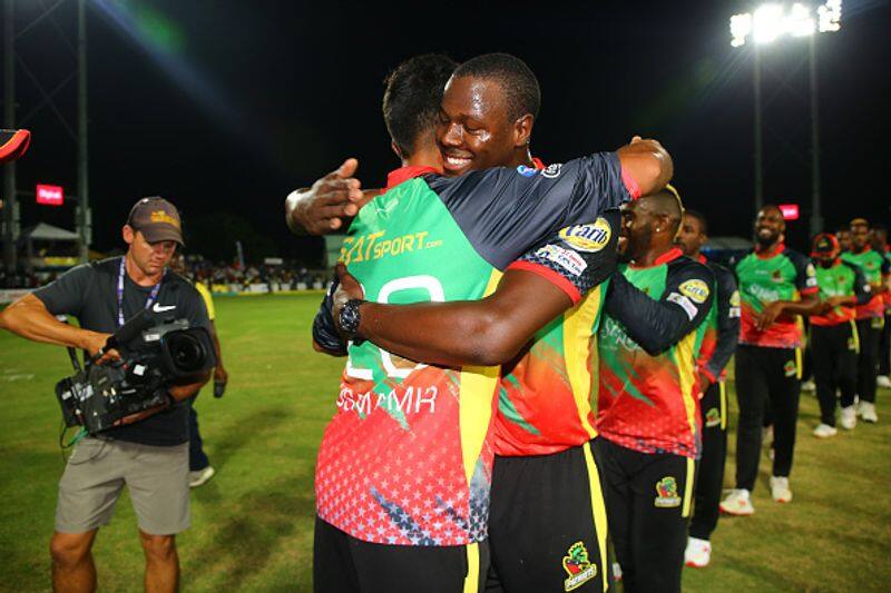 carlos brathwaite all round performance lead st kitts and nevis patriots team to beat trinbago knight riders in cpl