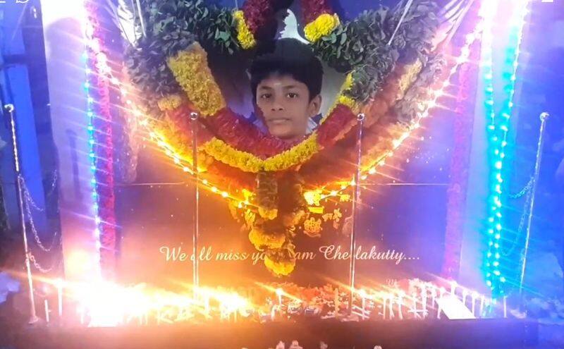 1st year death anniversary conducted of a student who died in the road accident