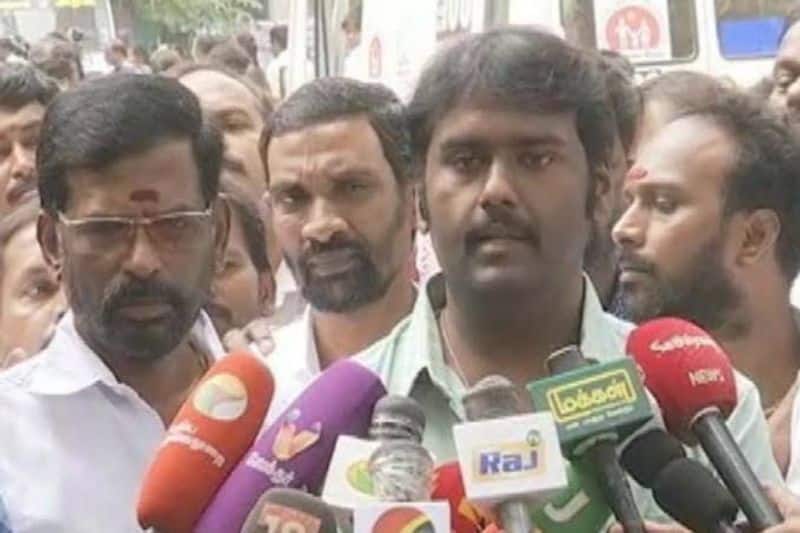 captain vijayakanth son vijaya prabhakaran said DMK Is won the election open answer