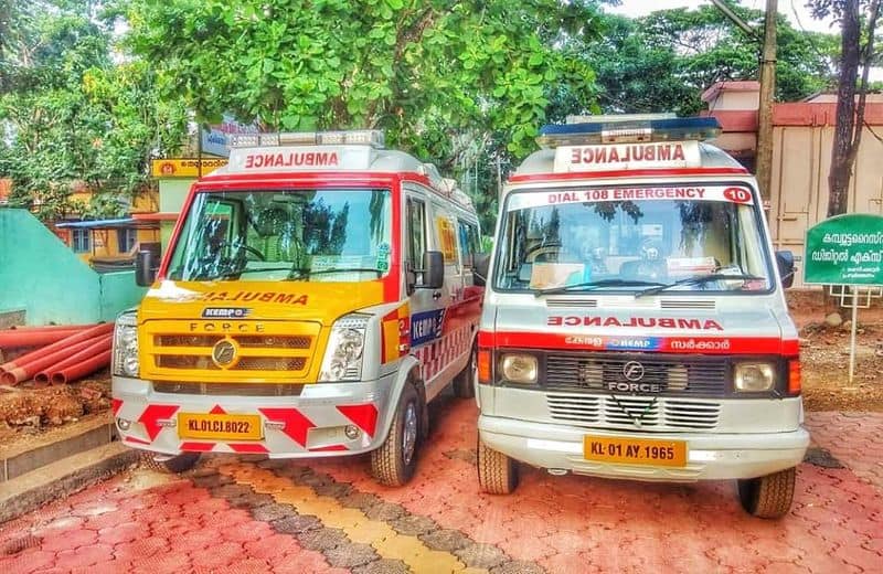 Kerala health department call back 43 old 103 ambulance