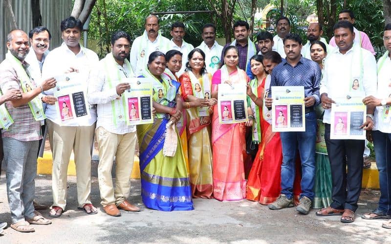 Telangana Jagruthi President Kalvakuntla Kavitha released the Bathukamma Sambaralu 2019 Poster