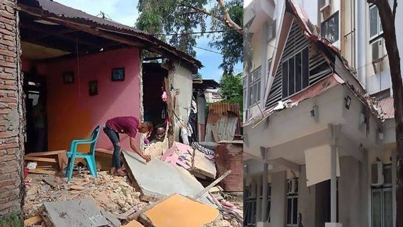 indonesia Earthquake...Tremor measuring 6.5 on Richter