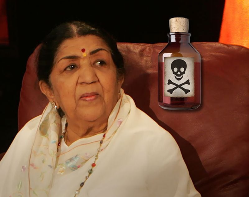 When Lata Mangeshkar was given slow poison for a year, here's what happened next