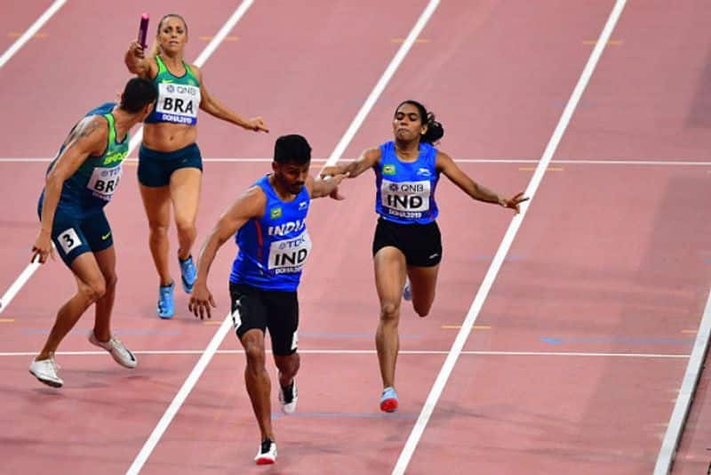 India mixed relay team qualify for final at Athletics Worlds