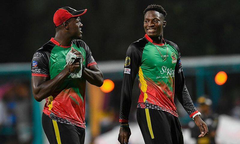 patriots team thrill win against tridents in caribbean premier league