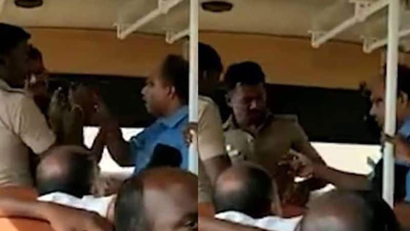 police attacked bus conductor... police investigation
