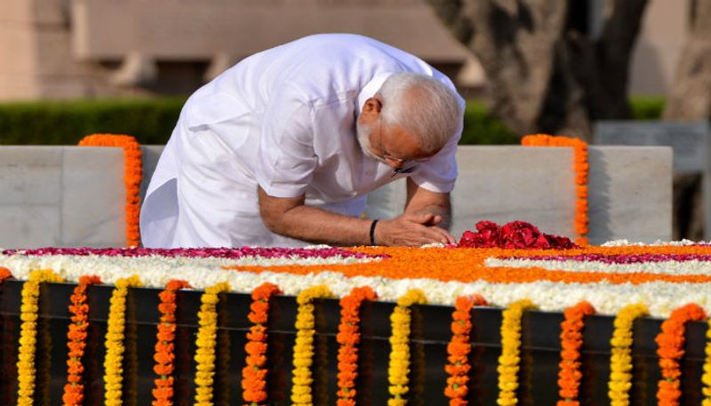 Gandhi Jayanti: PM Modi pays tribute to father of nation in New York Times, proposes "Einstein Challenge"