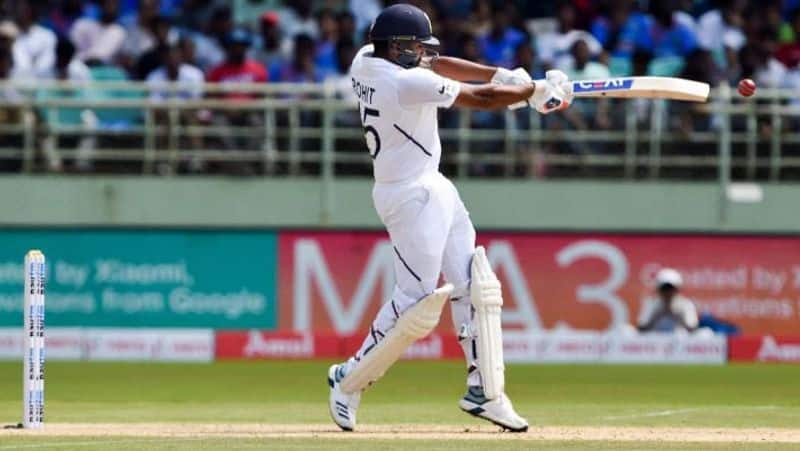 rohit sharma missed to score his first double century in test cricket