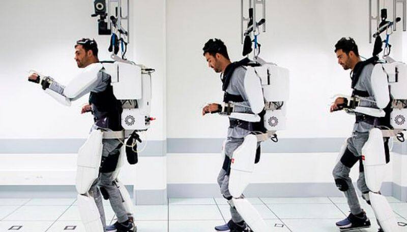 robot which helps to walk those who are paralysed