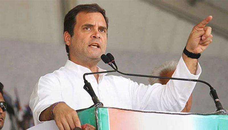 Congress Ex. President Rahul attacked Modi's Government