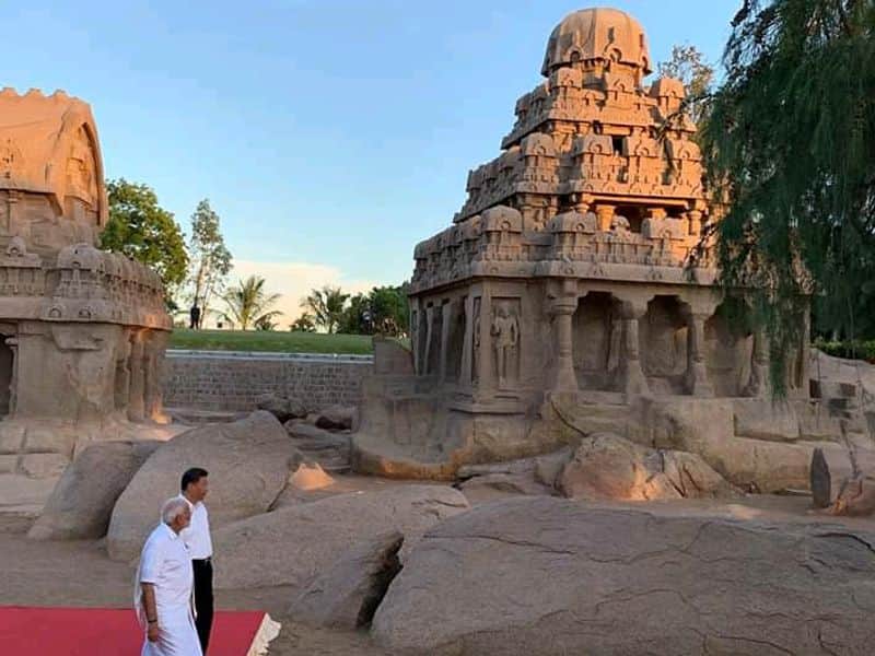 PM Modi Tweets about Mamallapuram in tamil