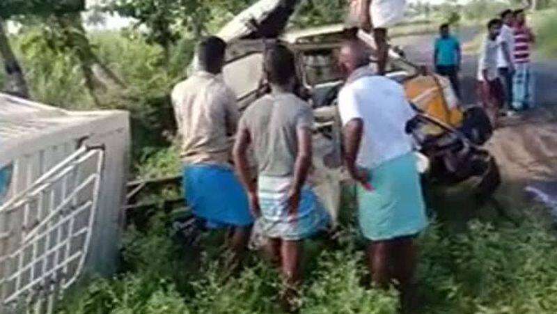 lorry-tata ace accident...3 people killed