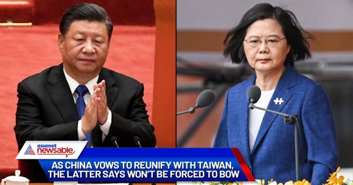 China President Xi Jinping Vows Reunification With Taiwan Tsai Ing