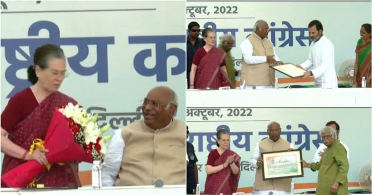 Veteran Leader Mallikarjun Kharge Officially Takes Charge As Congress