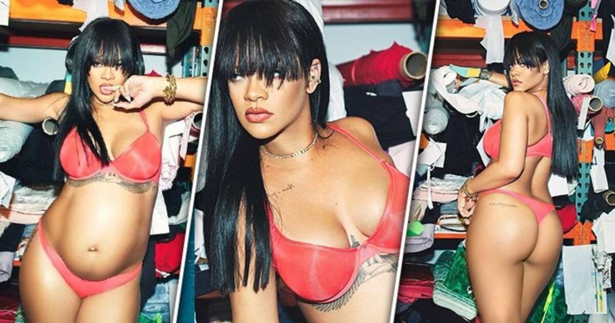 Rihanna Hot Bold Photoshoot Singer Flaunts Her Baby Bump In Latest