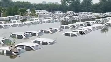 WATCH Over 200 Cars Submerged In Greater Noida As Hindon River