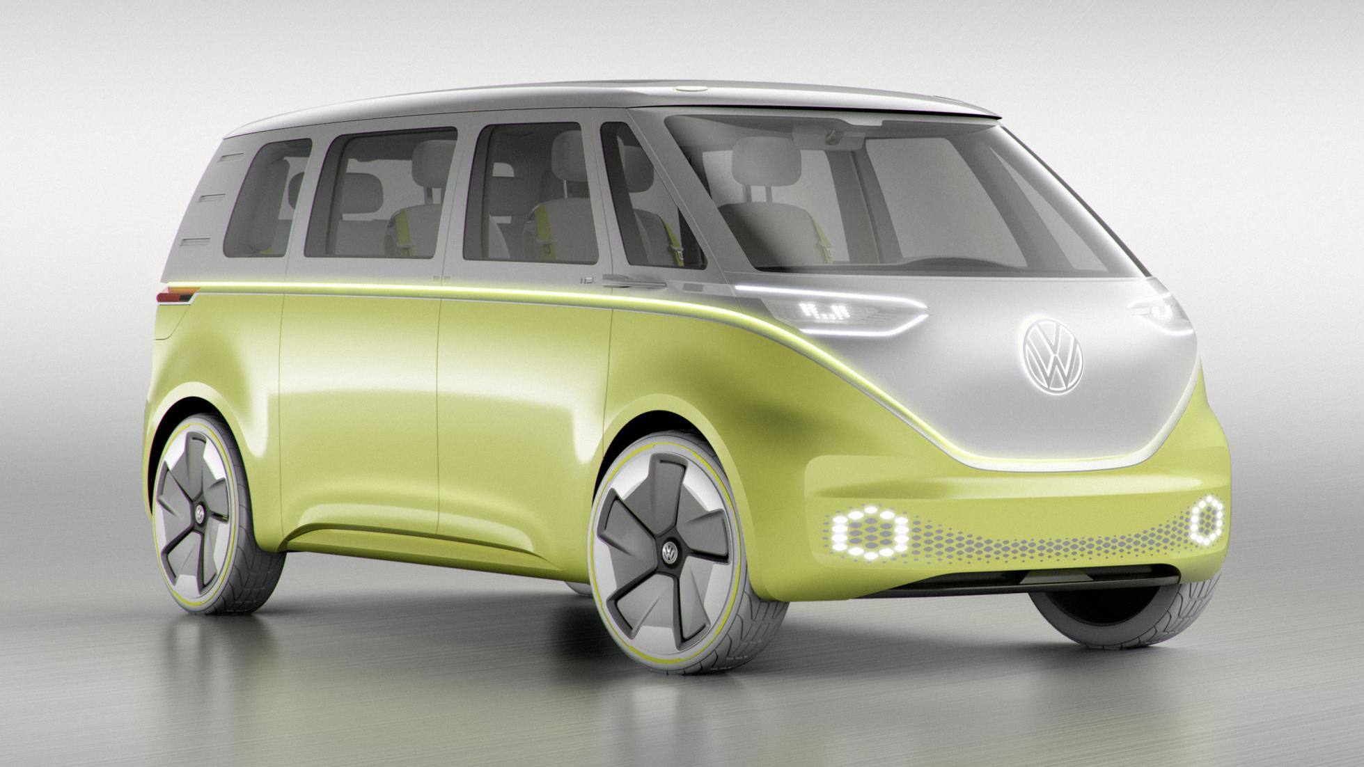 VWs ID Buzz is an electric autonomous Microbus
