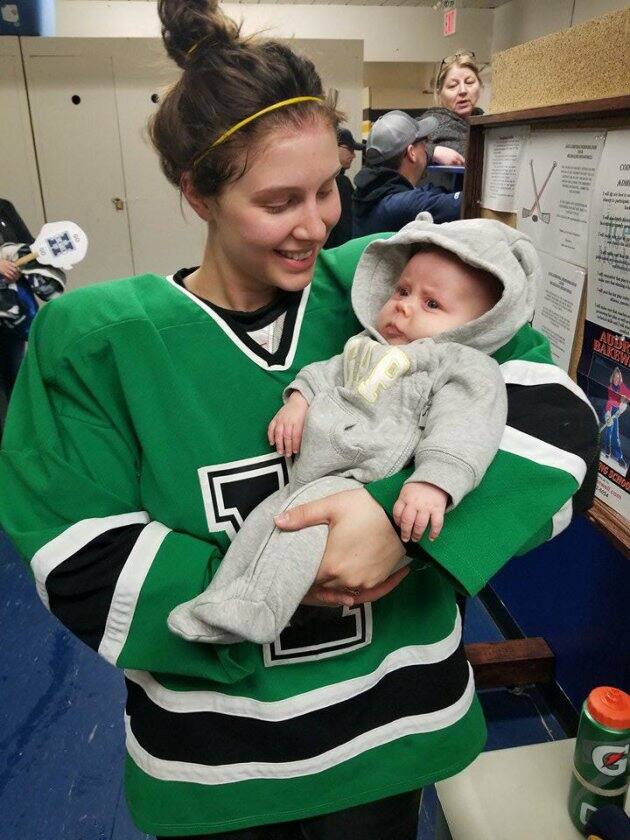 Hockey Player Breastfeeding Infant Goes Viral