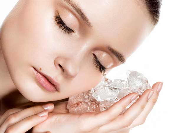 How To Treat Pimple With ice Cubes