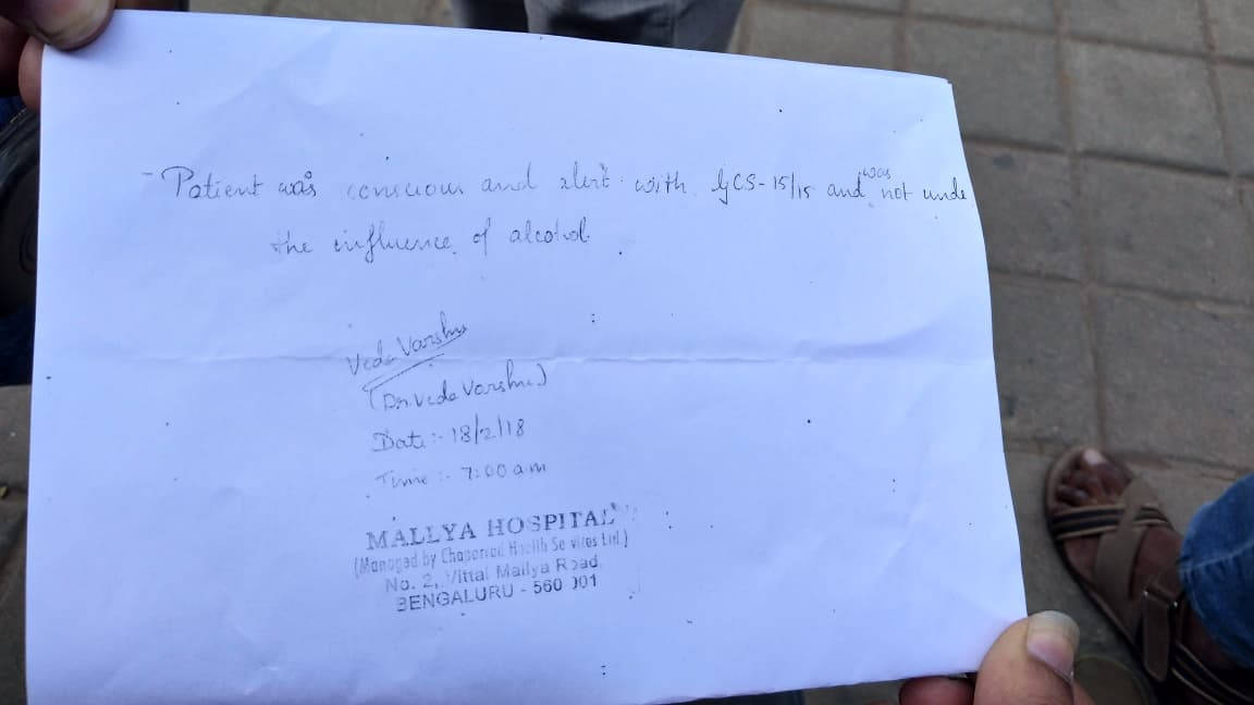 Victim Vidvats medical report to make life difficult for Nalapad Report copy here