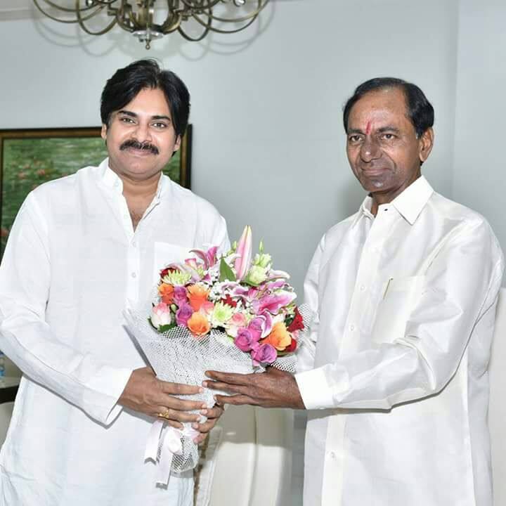 TRS leader upset over kcr giving audience to  pawan ignoring them