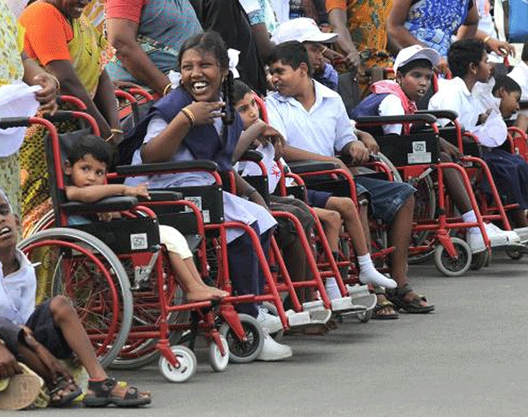 tamilnadu has been selected as the best state in promoting entitlement for the disabled