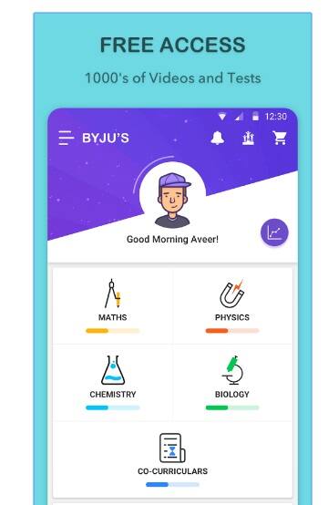 BYJUs elearning app