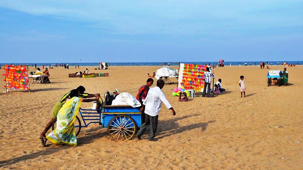 The public is not allowed to go to Marina Beach ..! Chennai Corporation Action