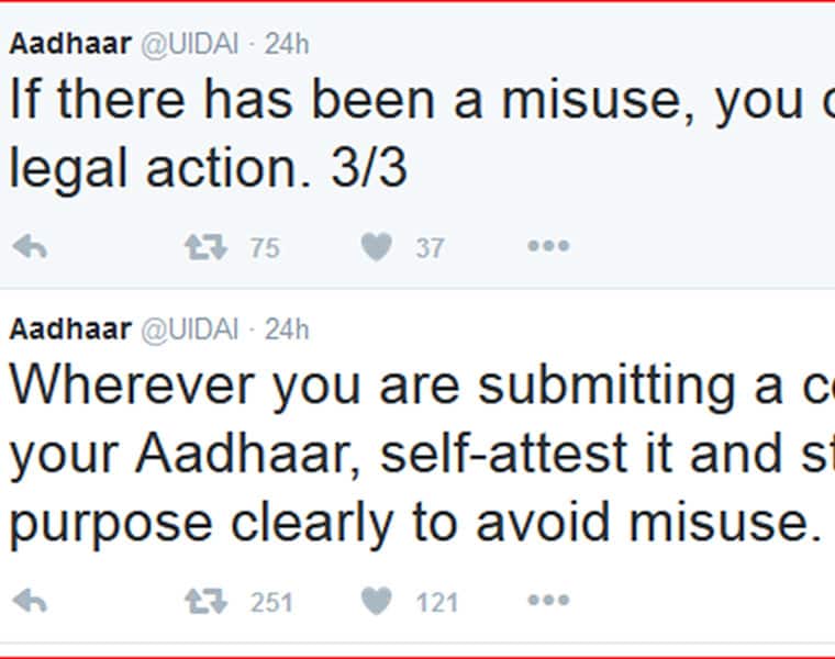 UIDAI says do not share your Aadhaar ID