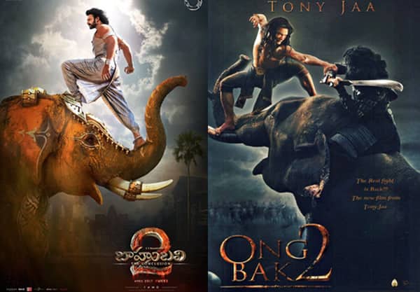 Baahubalis posters inspired  by Hollywood