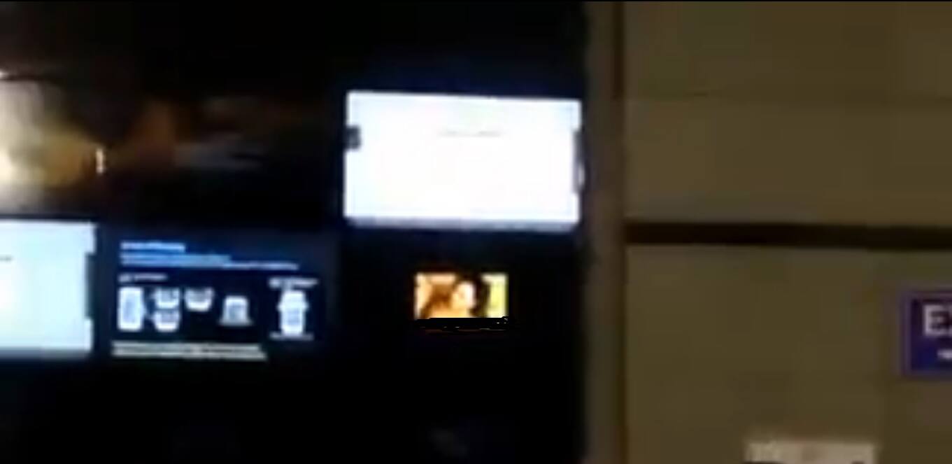 porn clip played at Rajiv Chowk metro station
