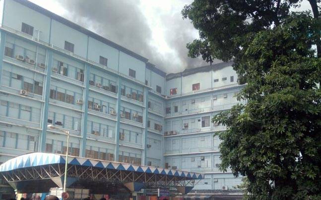 For second time Kolkata SSKM Hospital catches fire