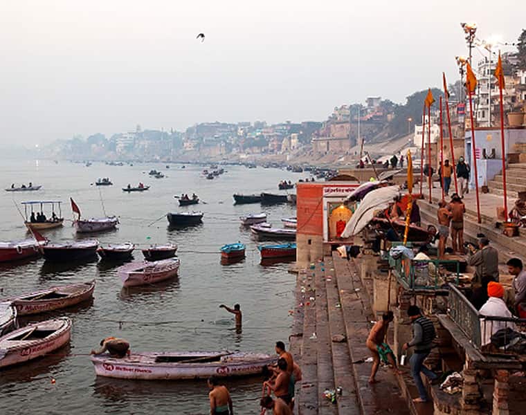 Congress, RJD pass off filthy Pakistan river as the Ganga