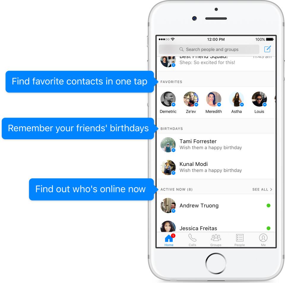 Facebook Messenger App gets some cool new updates