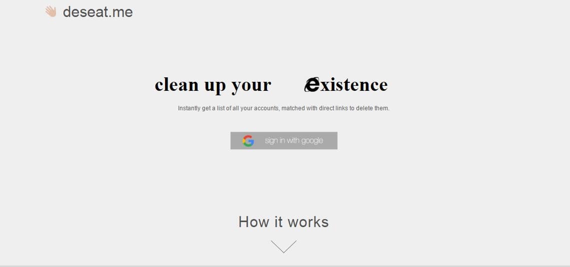 Website that deletes your internet presence