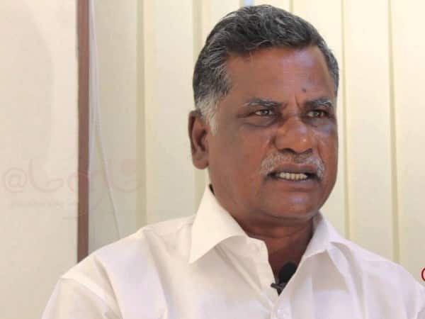Mutharasan condemns chief secretary Shanmugam