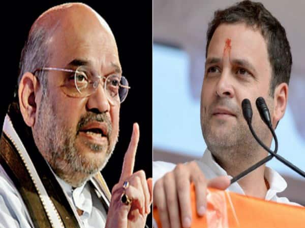 Amit Shah attacked Rahul Randhi one place foridiocy