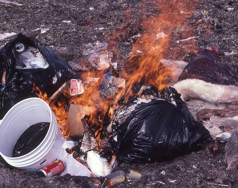 People will be fined if they burn plastic