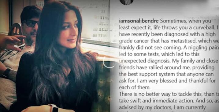 Actress Sonali Bendre SONALI BENDRE SHARES EMOTIONAL PICTURE WITH SON