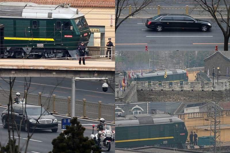 Kim Jong Un Mysterious Vehicles in China