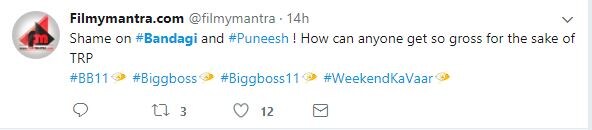 Bandagi slut shamed Puneeth only criticised for their kiss inside Bigg Boss house