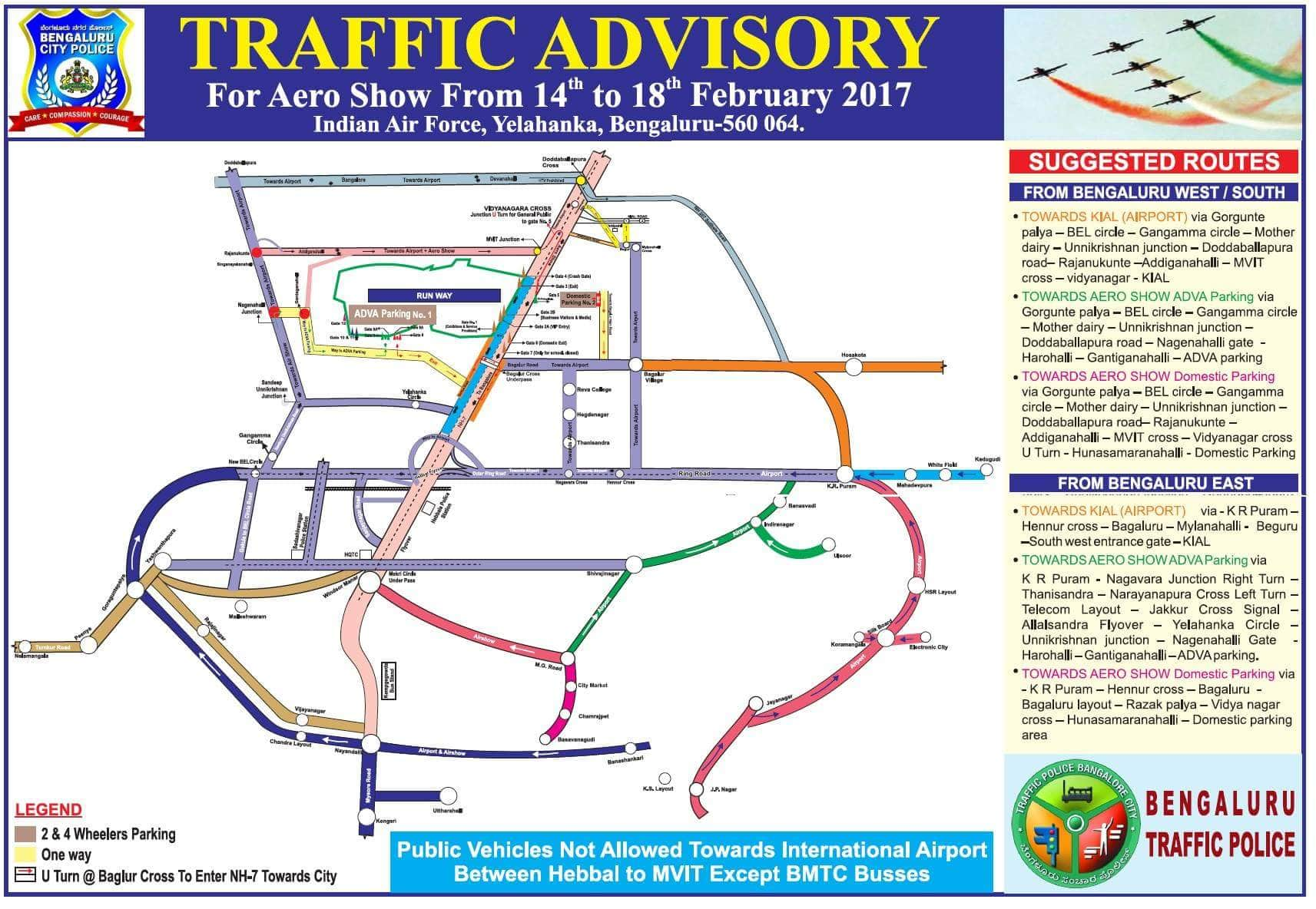 Use BMTC do not come in 5 lakh cars Bengaluru Traffic Police