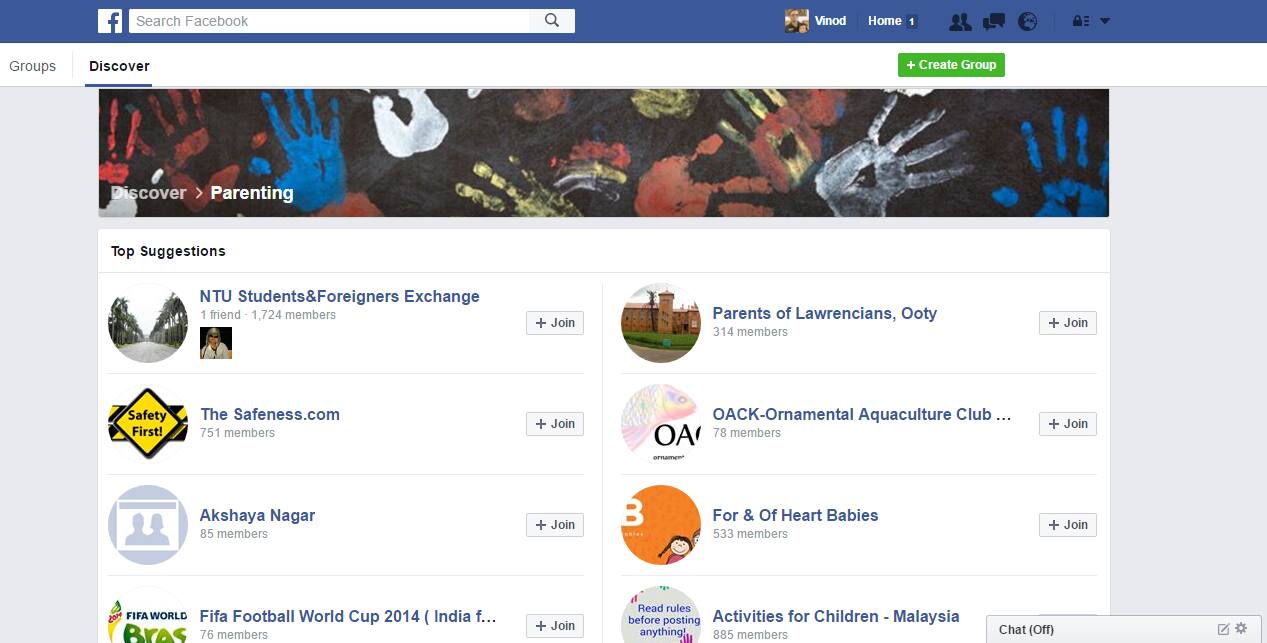 Facebook testing new 'Discover' feature for groups