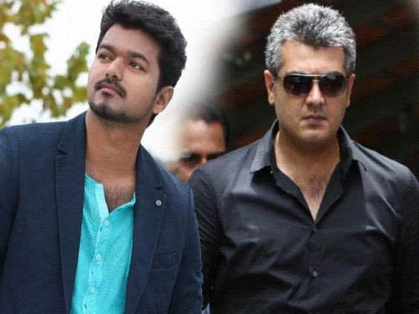 ajith and vijay fans got treat in this new year