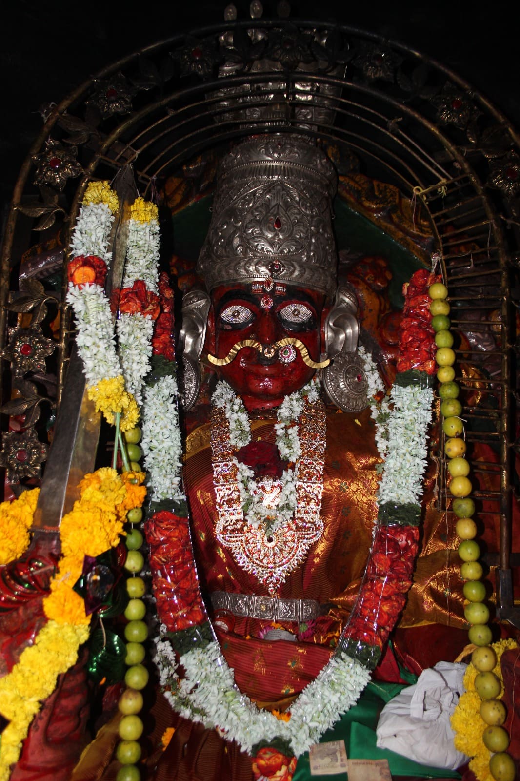 The colorful jyothy festival  of Andhras Nandavaram chowdamma