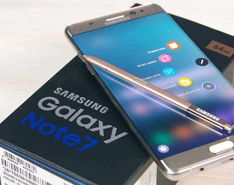 Samsung Galaxy Note 7 went up in flames due to batteries