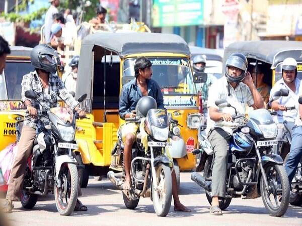 alert message to people 'traffic police vechicle checking is severe range in chennai'
